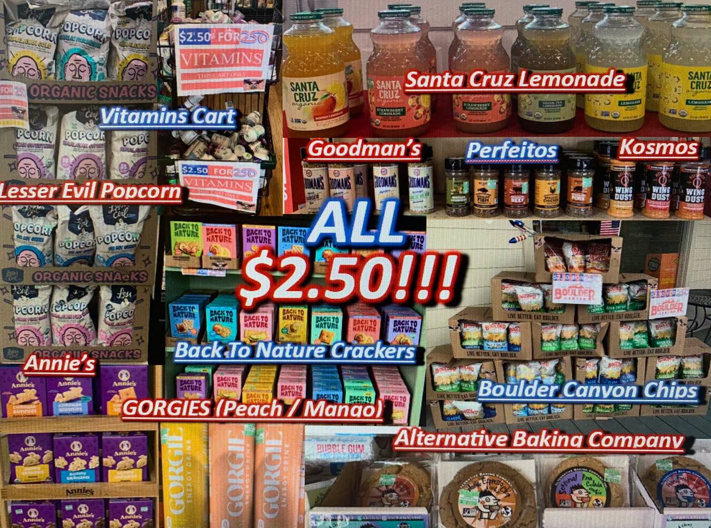 As America Turns 250 Years Old, Sandra's Celebrates $2.50 Deals!