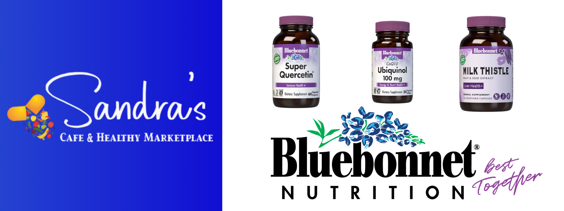 Sandra's has all of your Bluebonnet Vitamin & Supplements from daily vitamins to protein powders. Shop Sandra's for great discounts and products from Bluebonnet