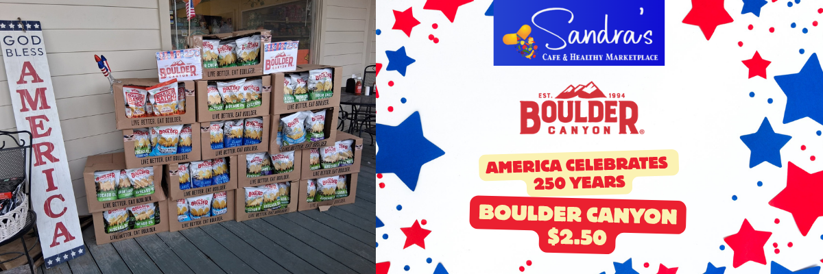 As America Turns 250 Years Old, Boulder Canyon Chips are $2.50 each