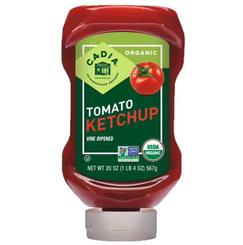 Cadia Organic Tomato Ketchup (20 oz)