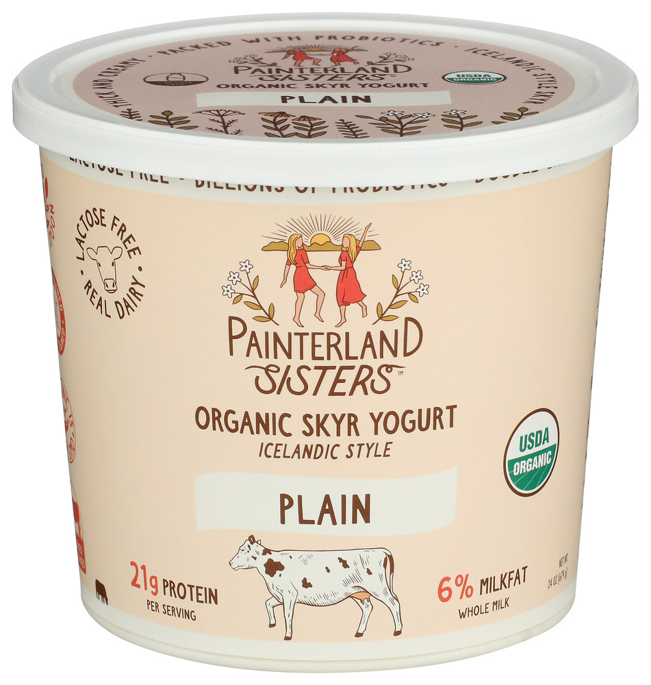 Painterland Sisters, Organic Skyr Plain Yogurt (24 oz)